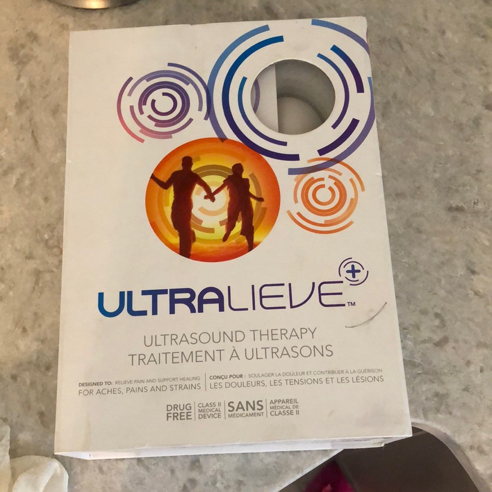 - New - Ultralieve - Ultrasound Device - Relieves muscular pain and speed…
